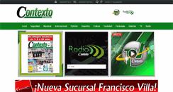 Desktop Screenshot of contextodedurango.com.mx