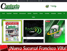 Tablet Screenshot of contextodedurango.com.mx